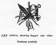ARF emblem with dagger