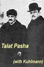 Talat Pasha with the German, Kuhlmann