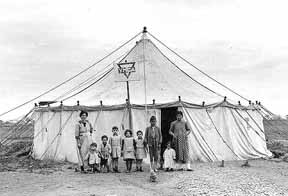 A part of the Armenian refugee camp
