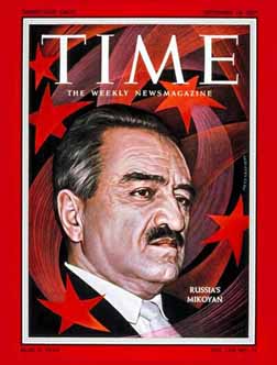 Mikoyan on cover of TIME