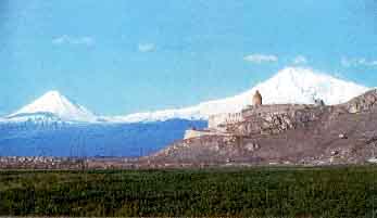 View of Mount Ararat, from Yerevan