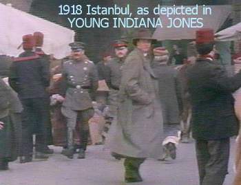 A scene from 1918 Istanbul, in "Young Indiana Jones"