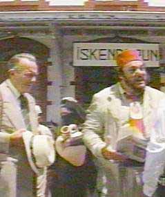 Denholm Elliott and John Rhys-Davies in INDIANA JONES AND THE LOST CRUSADE... in 1938 Iskenderun, Turkey