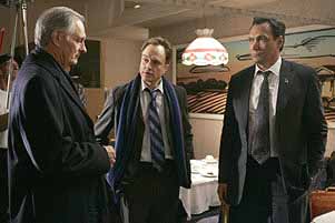 Alan Alda, Bradley Whitford and Jimmy Smits of The West Wing