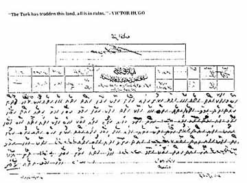 A Forged Telegram from Talat Pasha