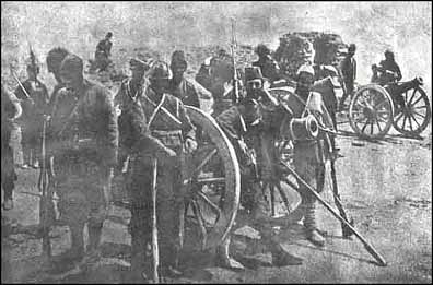innocent Armenians reported to be softening up Turkish positions, paving the way for their Russian allies' conquest of Van