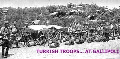 Turkish troops at Gallipoli