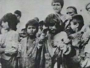 Armin Theophil Wegner's shot of crying Armenian girl and friends