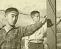 Interned Japanese boys during WWII America