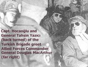 General Yazici meets General Douglas MacArthur