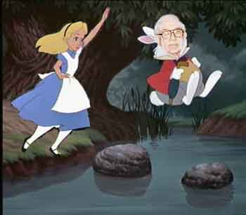 Alice chases the Charny Rabbit