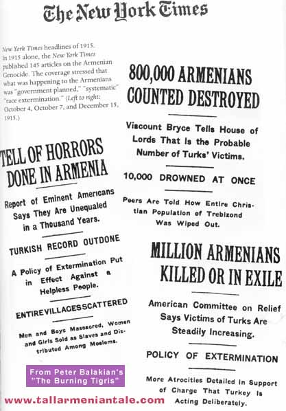 New York Times Armenian propaganda reports