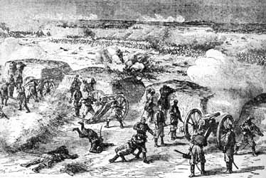 Depiction of Plevna battle