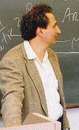 Peter Balakian at work, Colgate University classroom